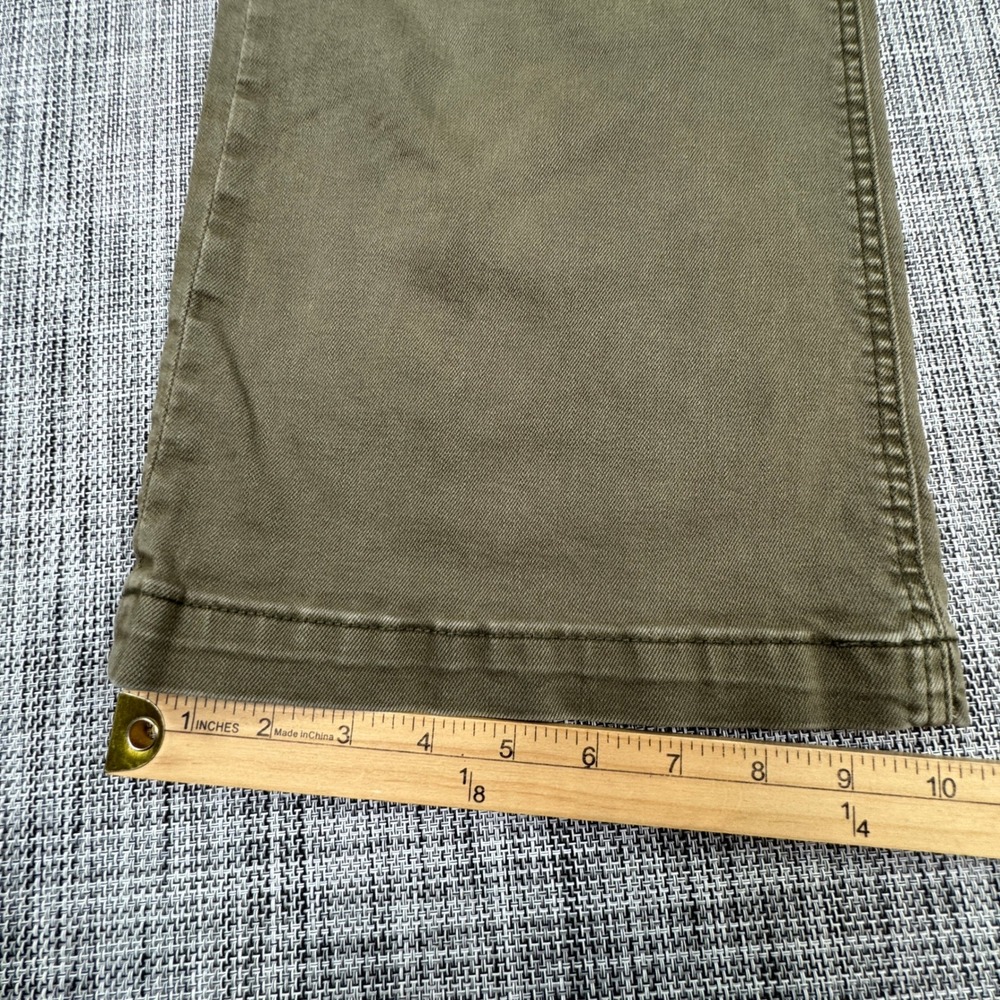 KUT From The Kloth Meg Pants Womens 2 Olive High Rise Wide Leg Carpenter Ankle - Picture 4 of 9